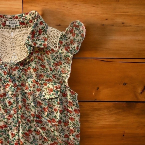 B_envied Floral Blouse | SIZE S - Picture 4 of 6